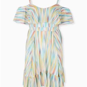 TORRID Mini Gauze Cold Shoulder Skater Dress